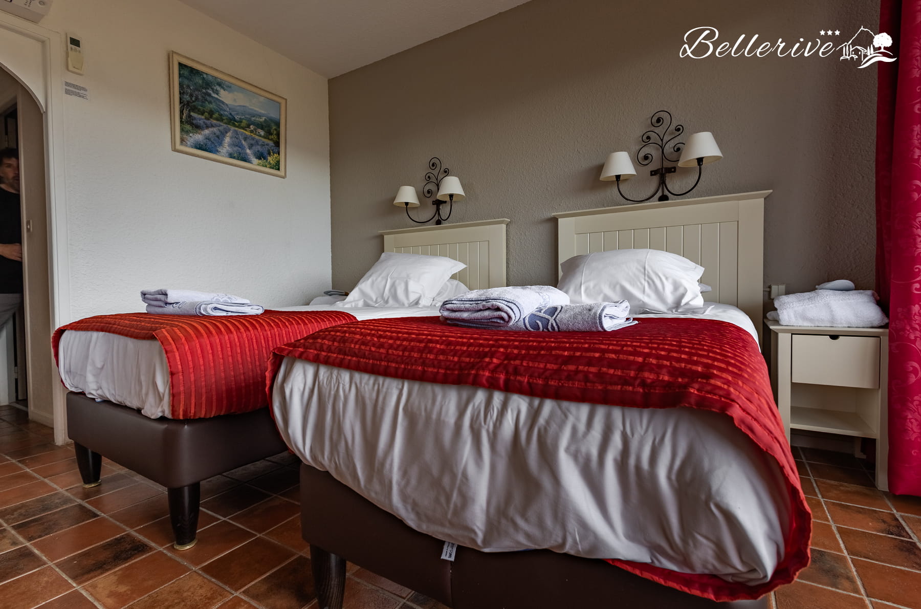Chambre panoramique  Lit simple