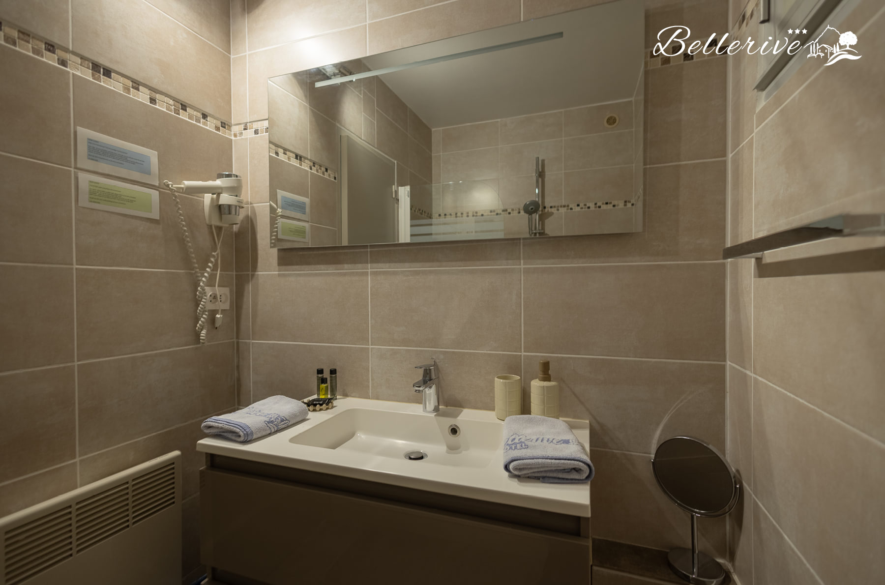 Chambre terasse Salle de bains