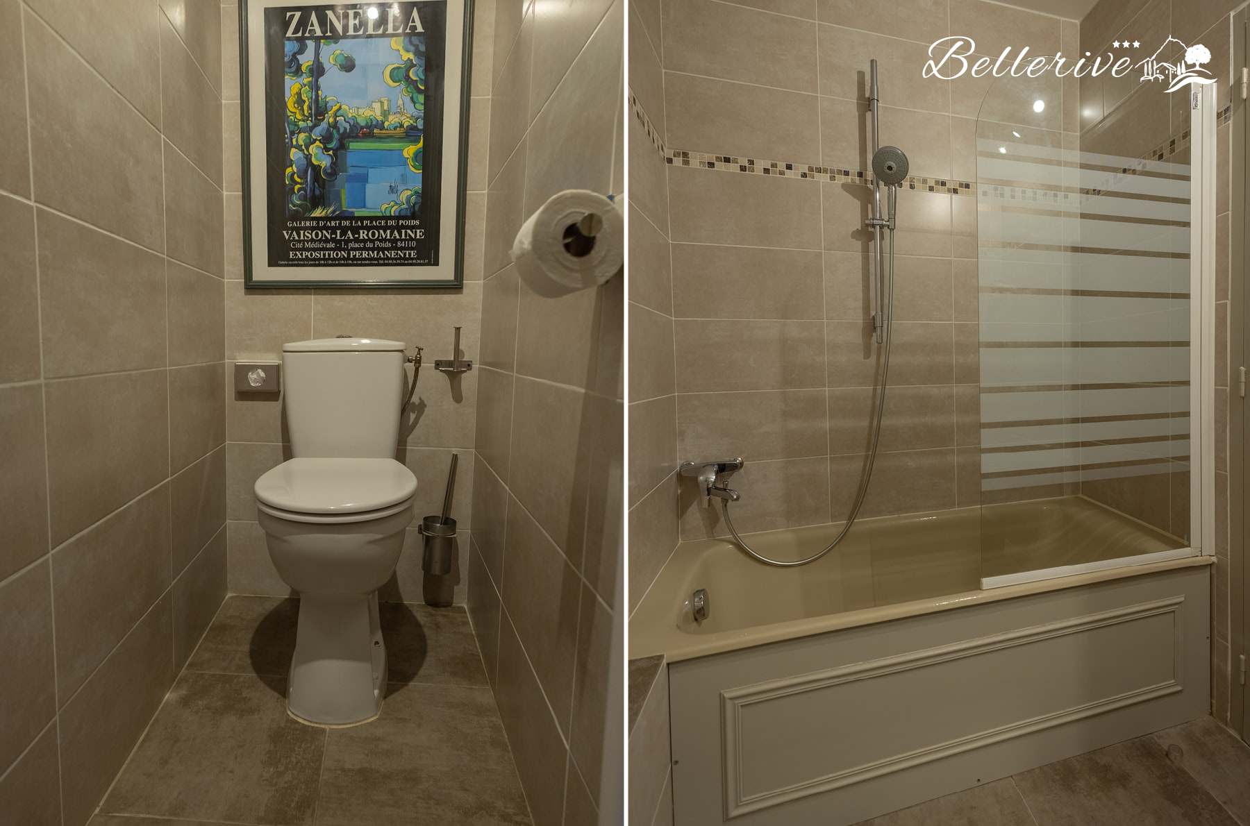Chambre terasse Salle de bains