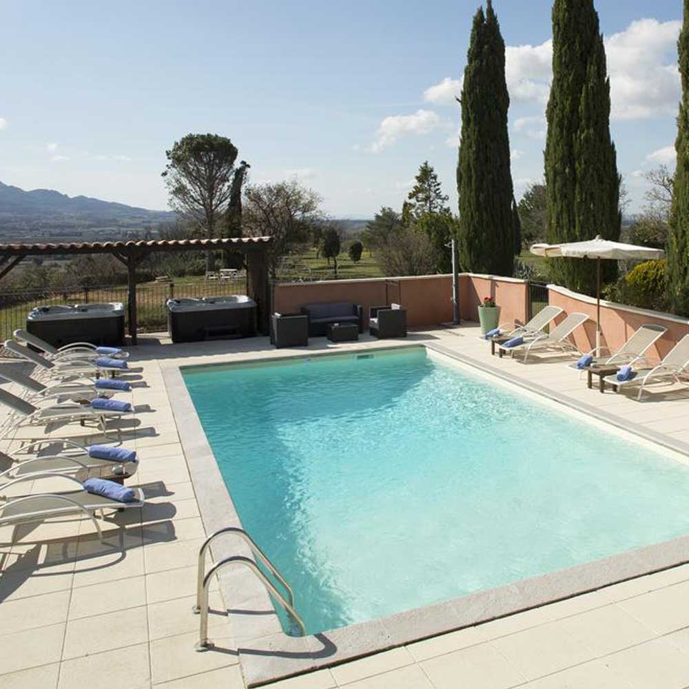 Piscine Hôtel Bellerive à Rasteau Haut Vaucluse